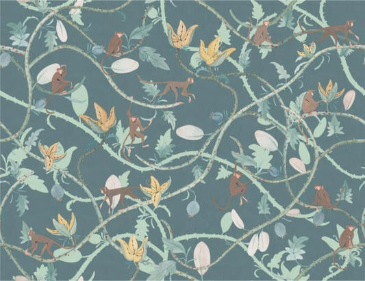 Forest Animals Pattern Wallpaper