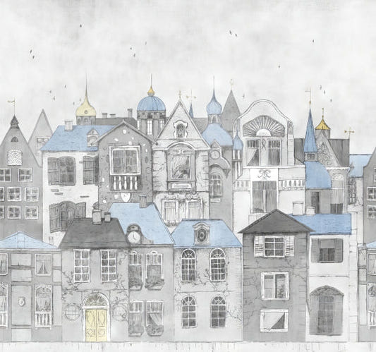 Sketchbook Structures Wall Mural
