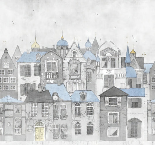Sketchbook Structures Wall Mural