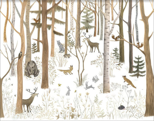 Peaceful Pines Creature Mural