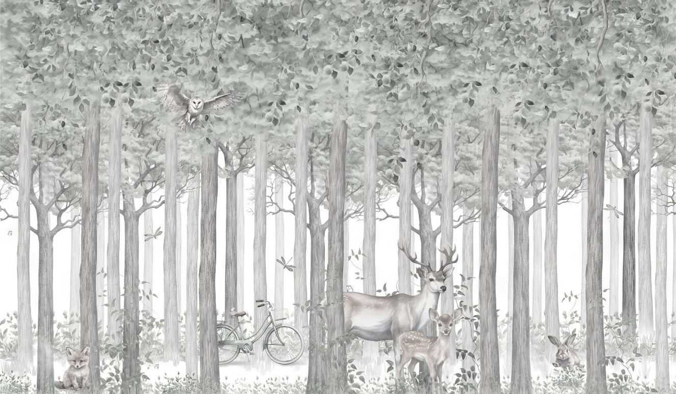 Mystical Fauna Wall Mural