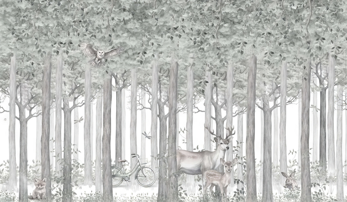 Mystical Fauna Wall Mural