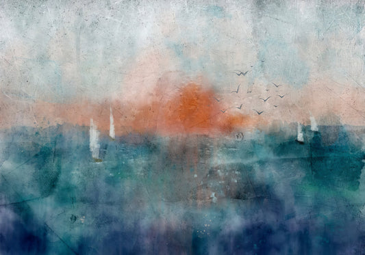 Ethereal Dusk Texture Mural