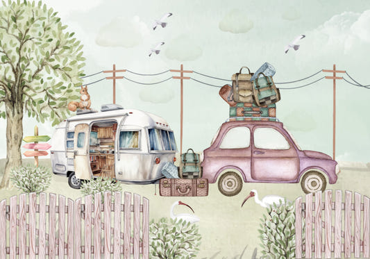 Gypsy Caravan Capers Mural