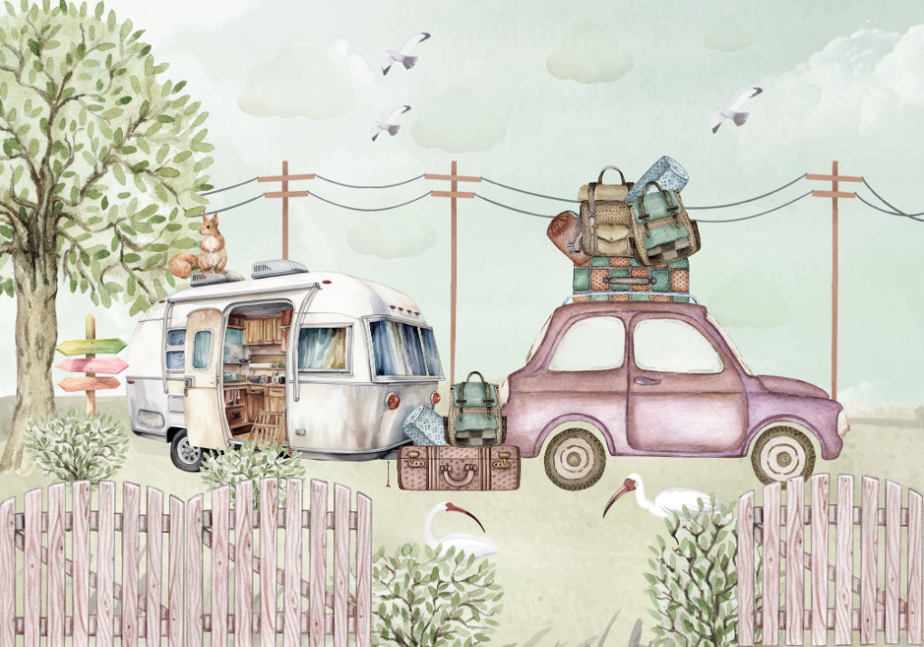 Gypsy Caravan Capers Mural