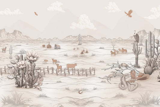 Tumbleweed Treasures Wallpaper Mural