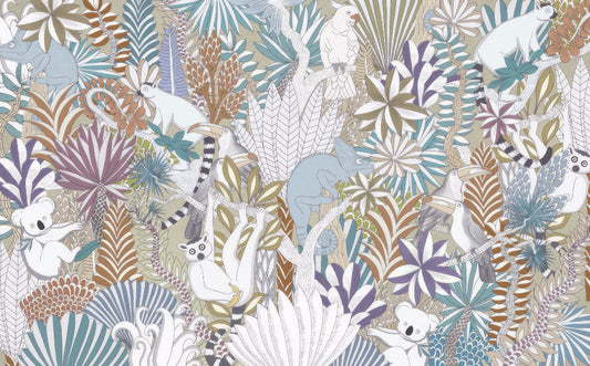 Exotic Jungle Wall Mural