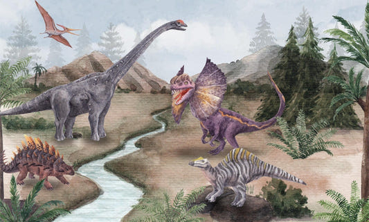 Dinosaur Era Wall Mural