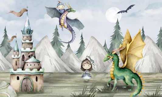 Magical Kingdom Kids Room Wall Mural