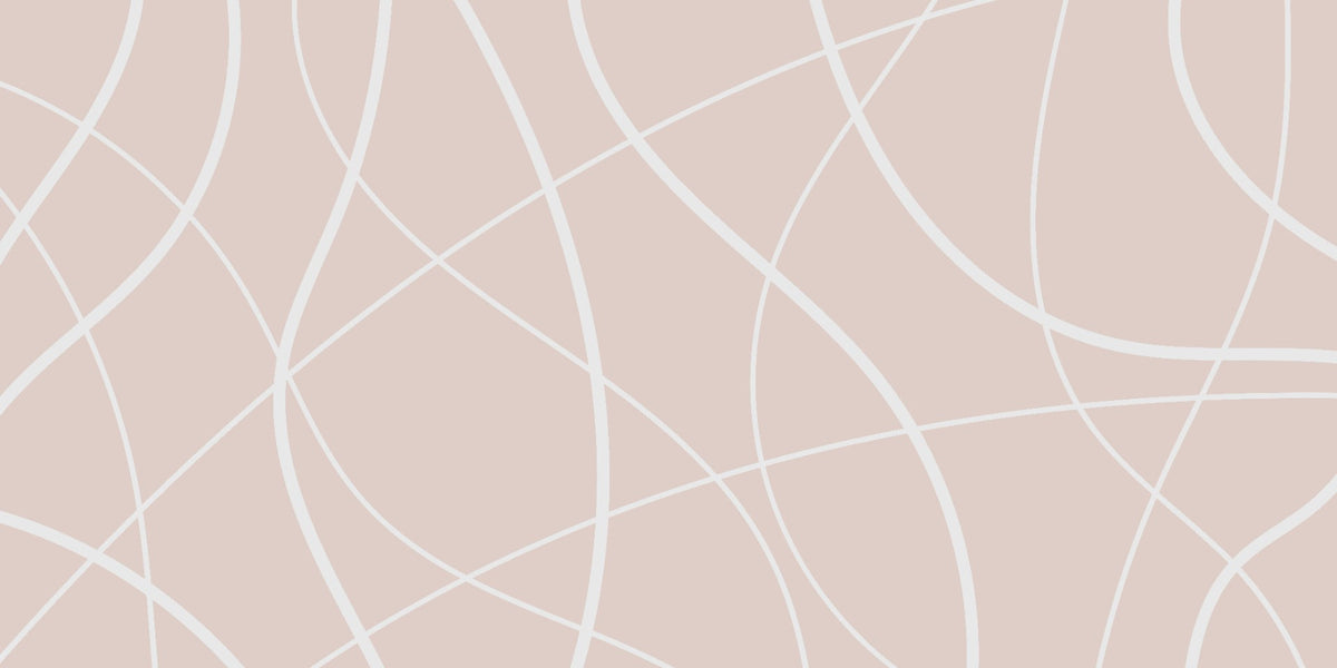 Abstract Beige Line Wallpaper Mural