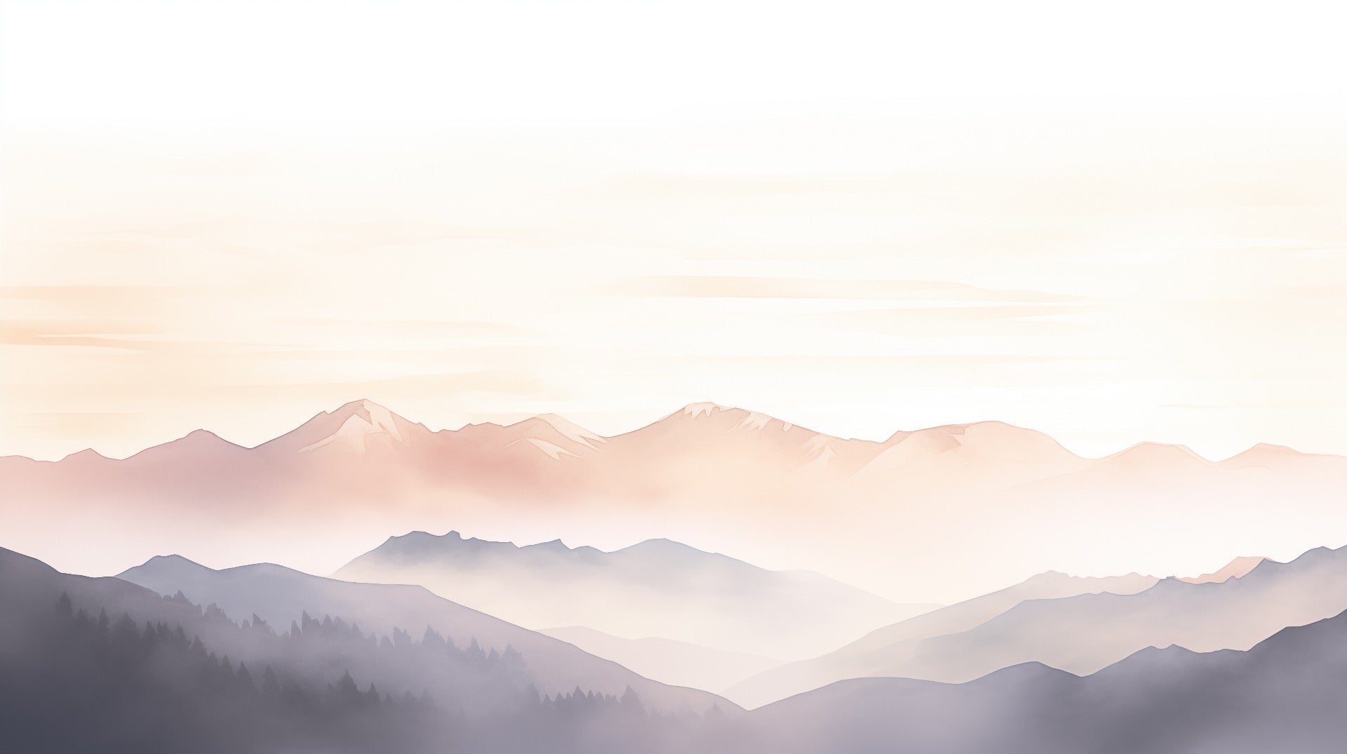 Mist Mountain Wallpaper Mural
