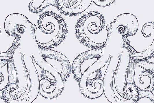Giant Octopus Wallpaper Mural