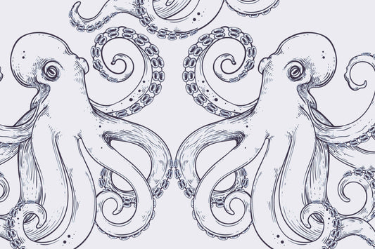 Giant Octopus Wallpaper Mural