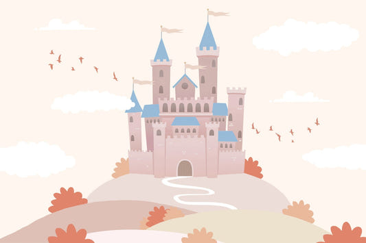 Childrens Fairytale Castle Wallpaper Mural