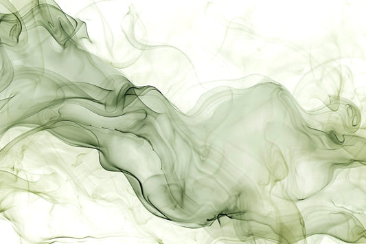 Green Watercolor Ink Wallpaper