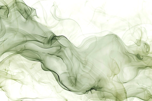 Green Watercolor Ink Wallpaper