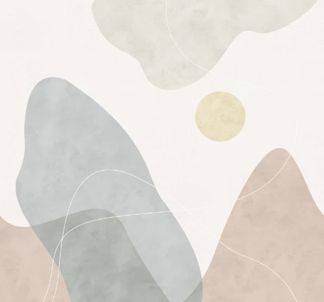 Abstract Terrain Wall Mural