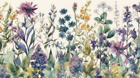 Vintage Flora Wall Mural