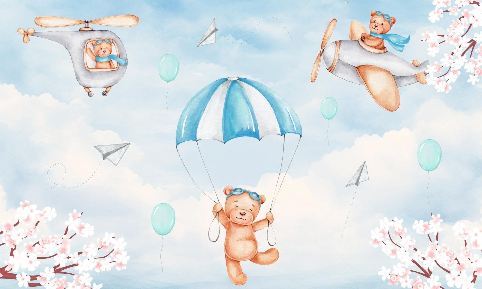 Dreamy Sky Adventure Wall Mural