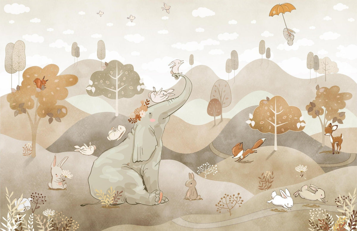 Storybook Balloons Wall Mural