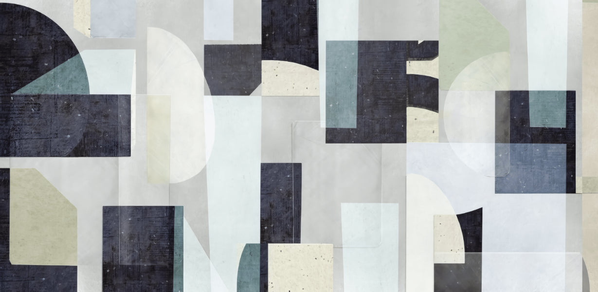 Abstract Geometric Wall Mural