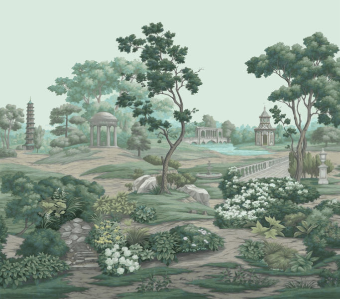 Green Garden Wall Mural