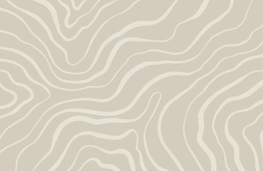 Neutral Abstract Lines Wall Mural