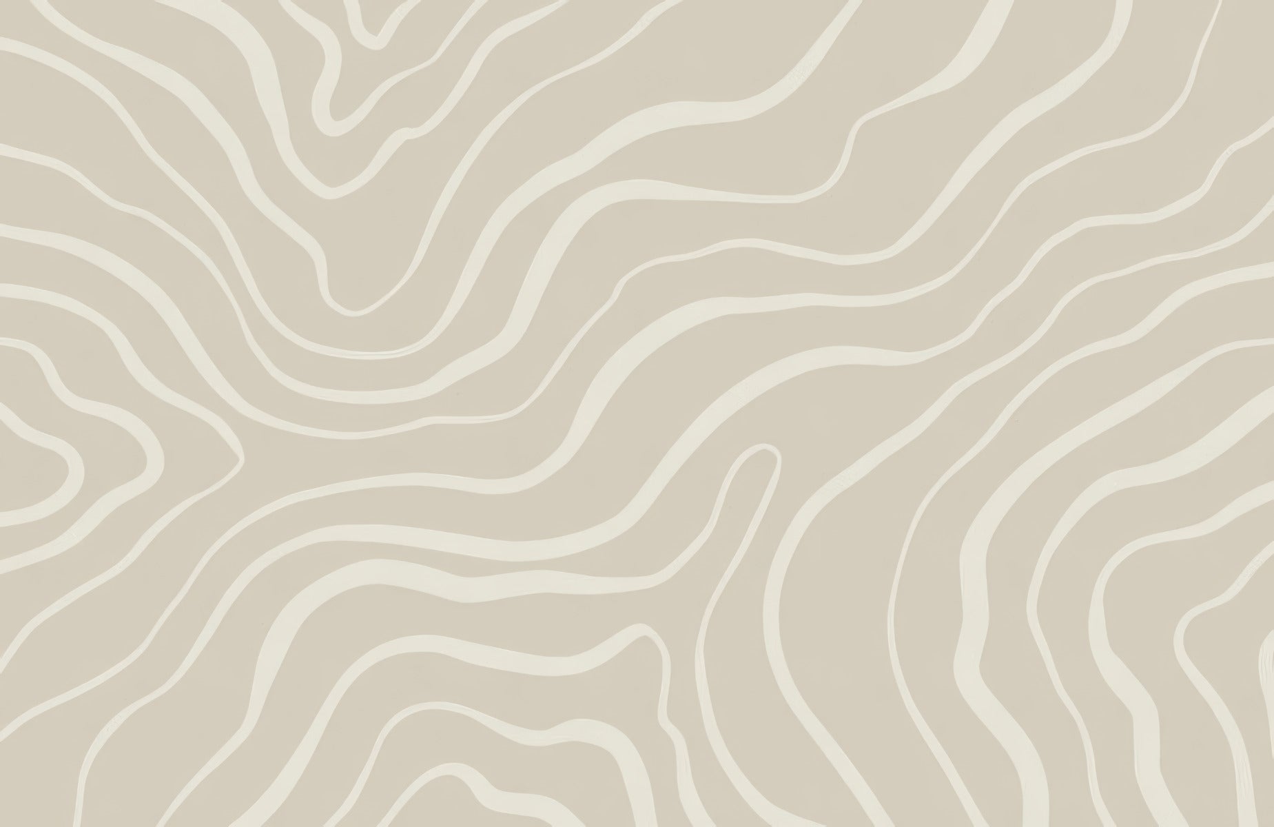 Neutral Abstract Lines Wall Mural