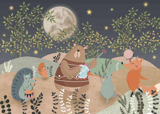 Enchanted Forest Party Wall Mural