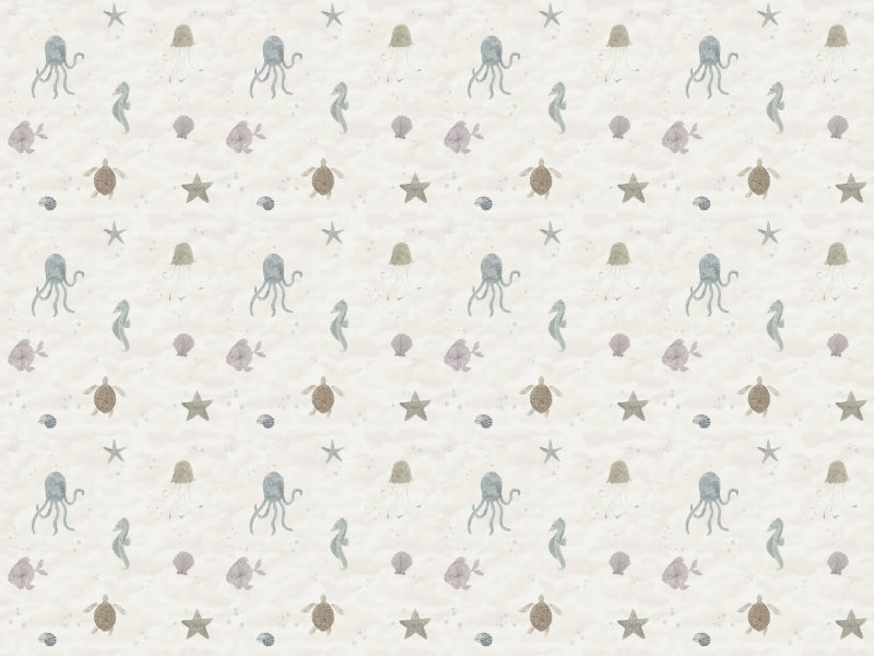 Undersea Marine Life Wallpaper in your room — zoomed