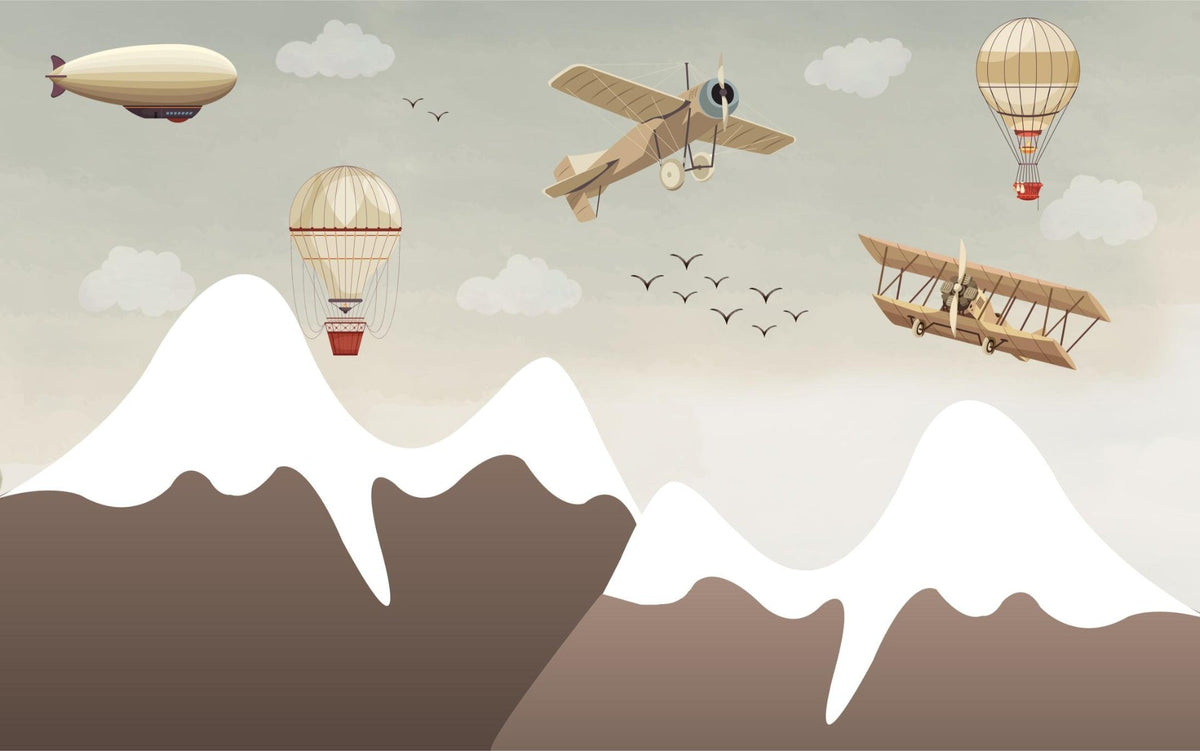 Vintage Flight Wall Mural