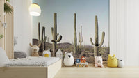 Cactus Land Wall Mural showcasing desert beauty.

