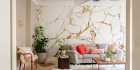 White marble wallpaper for walls
