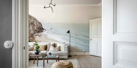 California Coast Wall Mural capturing scenic beach views., GD1934