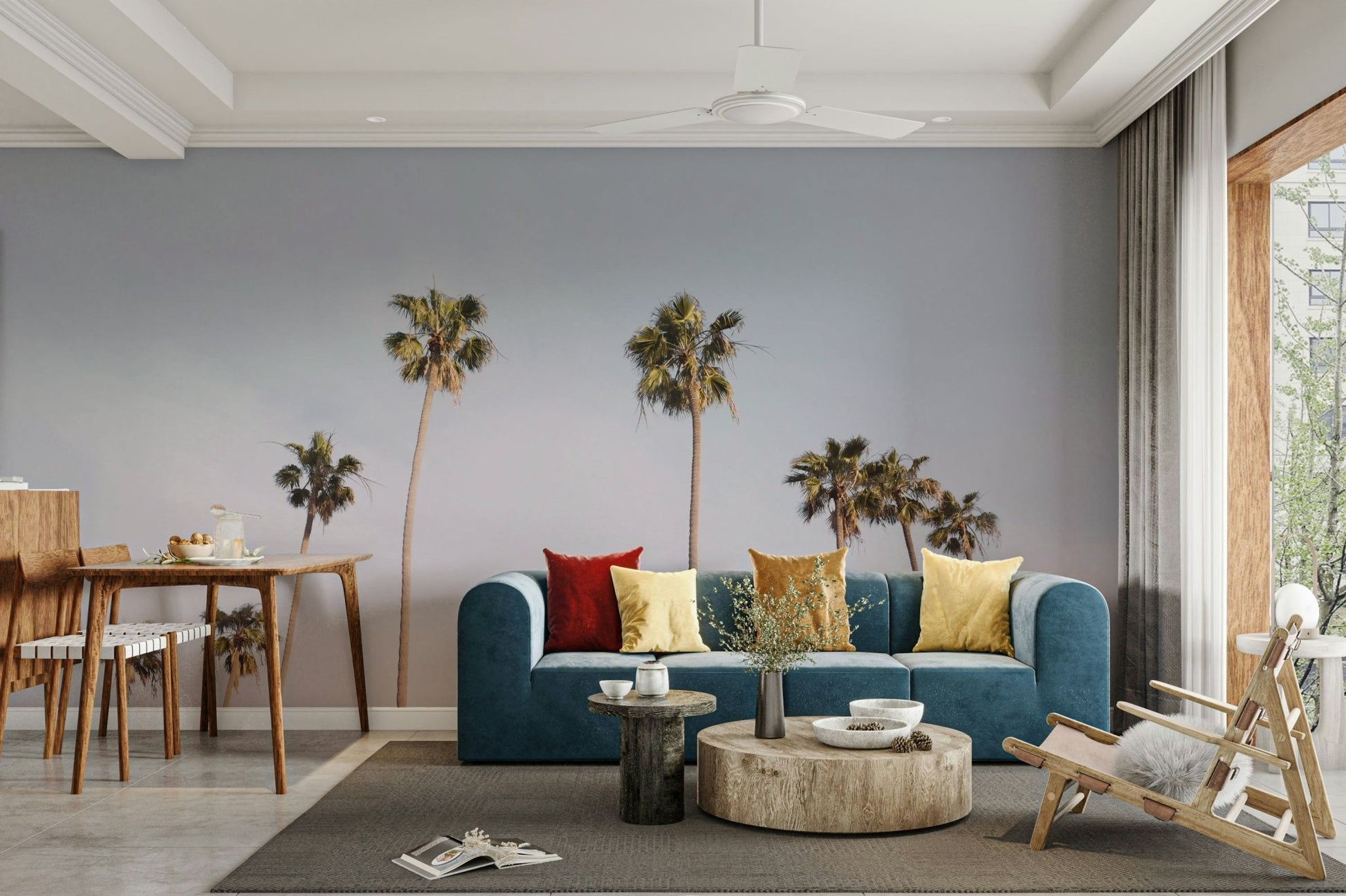 California Dreaming Wall Mural featuring scenic coastal views.

