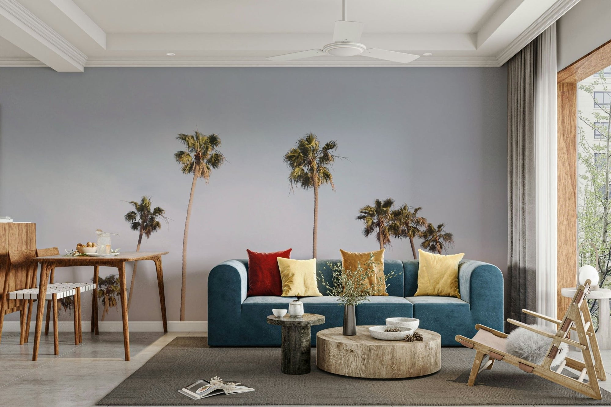 California Dreaming Wall Mural featuring scenic coastal views., GD1941