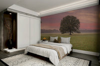 An artistic nature inspired mural for home decor., GD5134