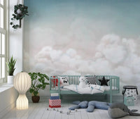 Scenic sky Calming Clouds wall mural with calm visual depth, GD9172