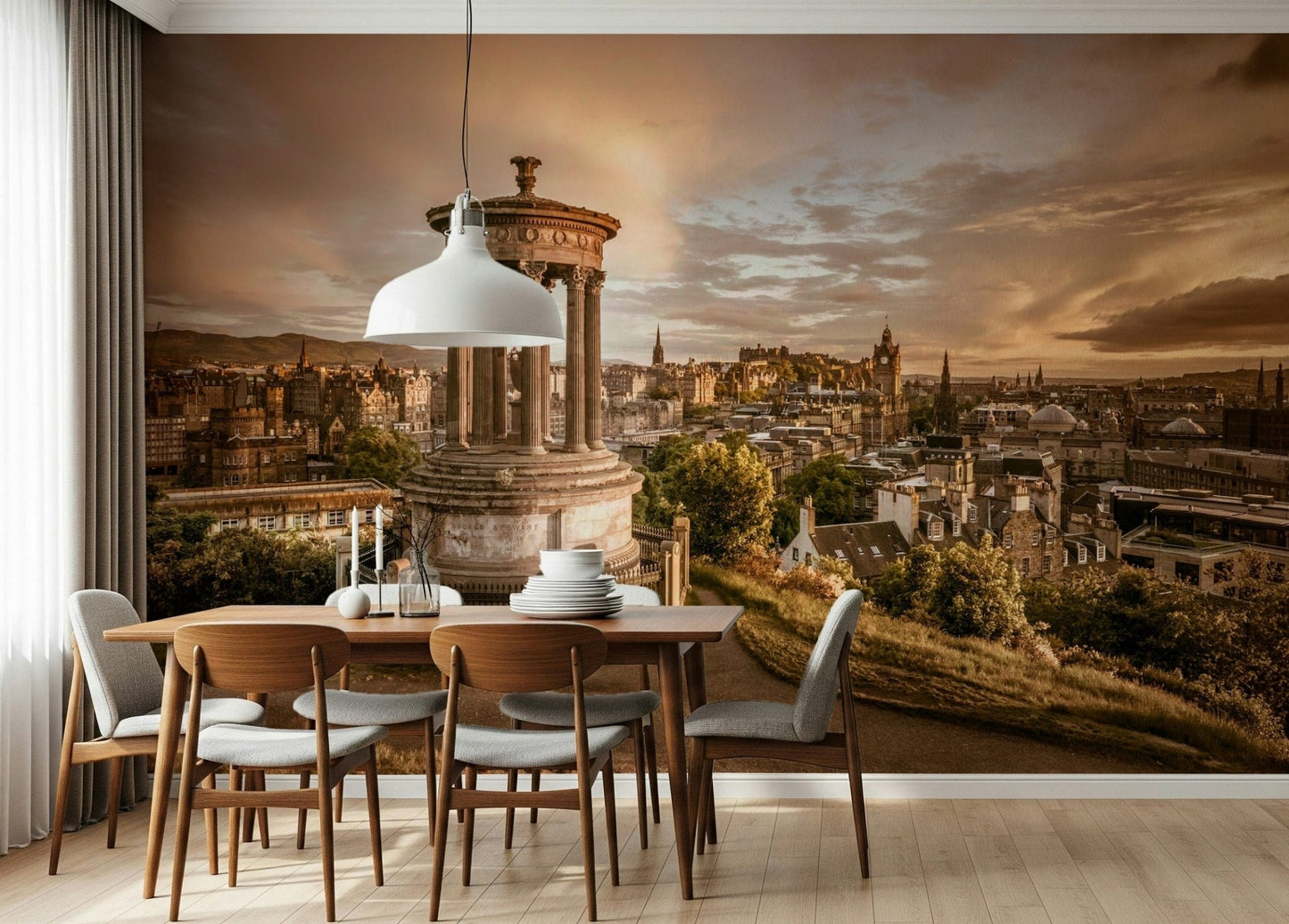 Calton Hill Wall Mural