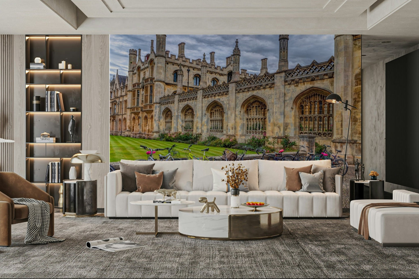 The light suggests a calm, everyday street scene.

