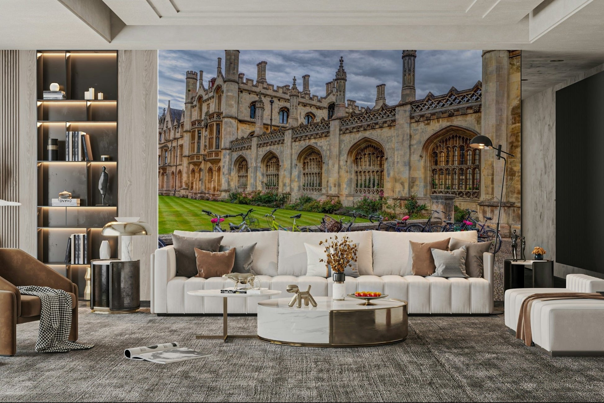 The light suggests a calm, everyday street scene.

