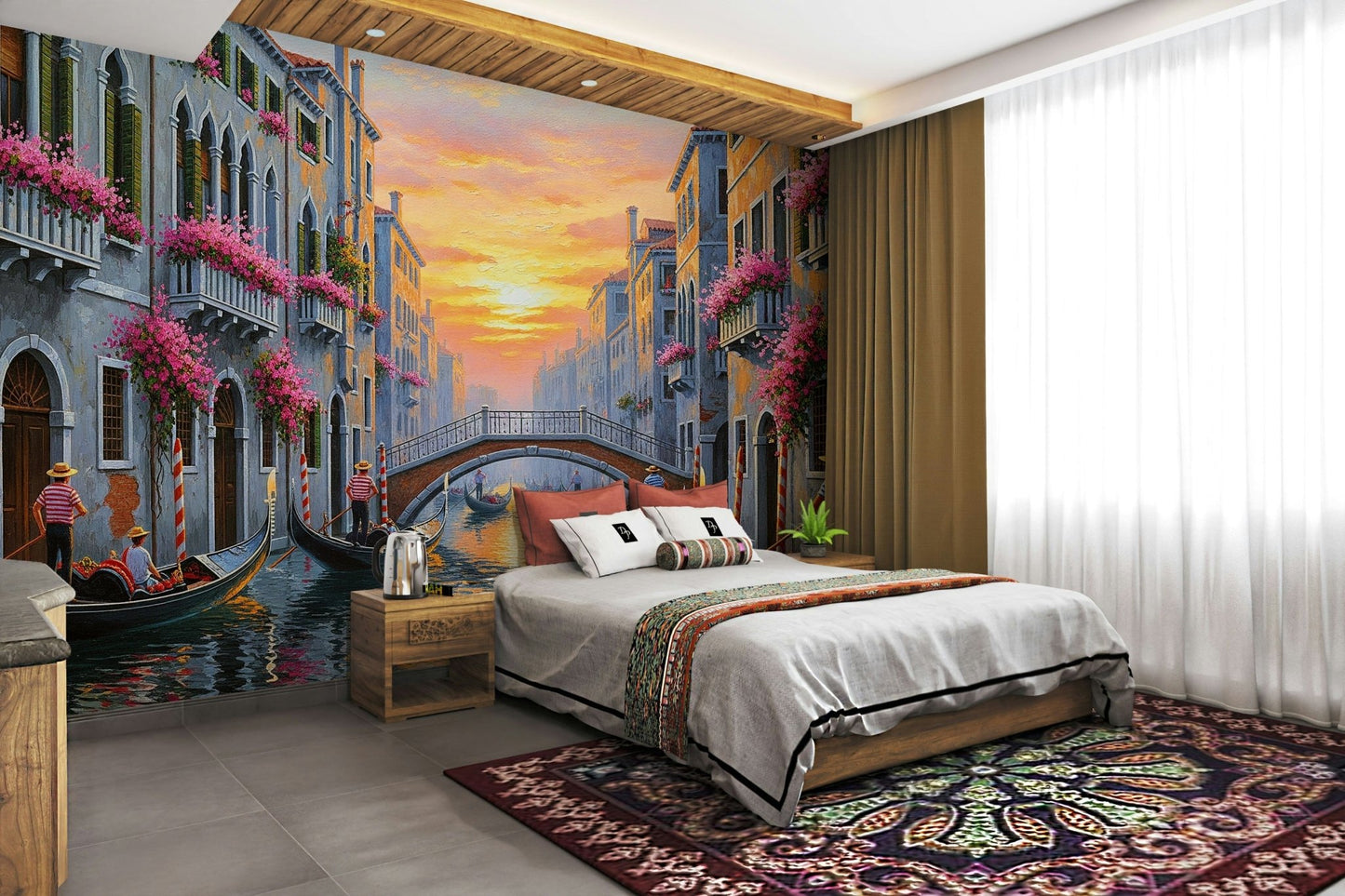 Wall decor showing the Grand Canal, Venice

