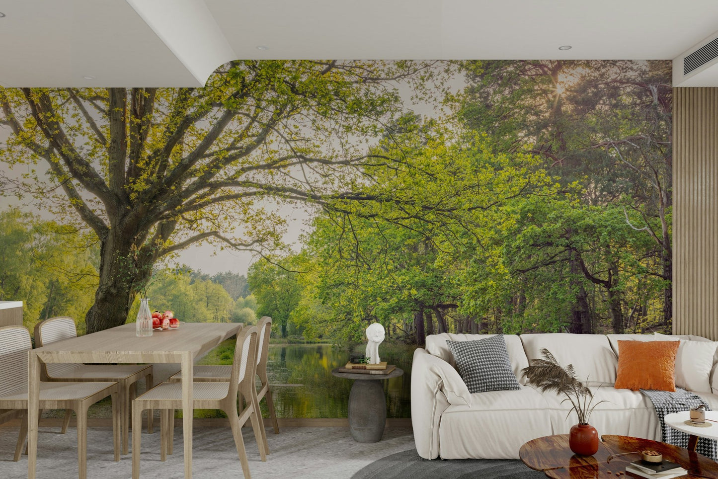 Inviting and soothing aesthetic.

