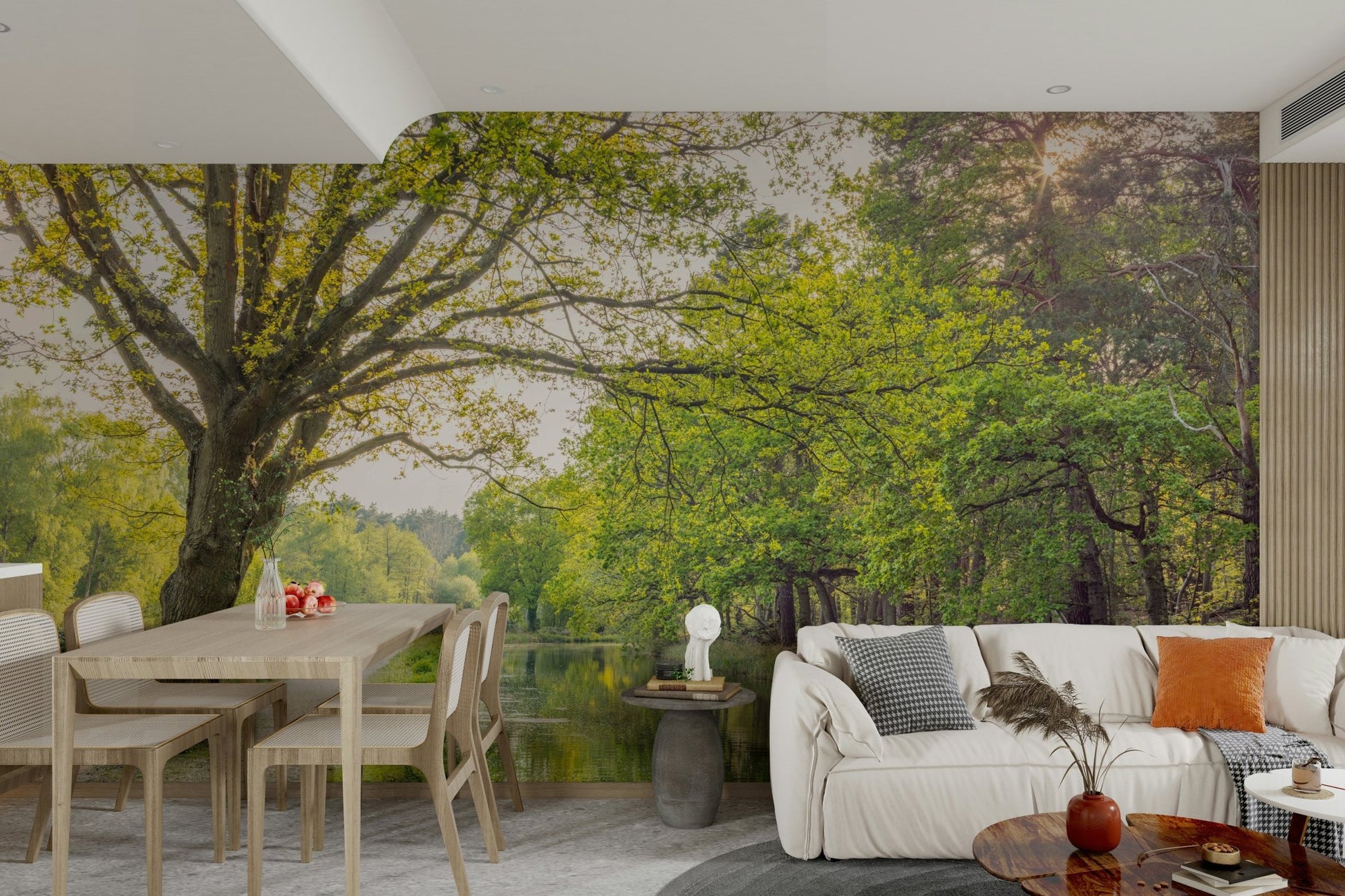 Inviting and soothing aesthetic.

