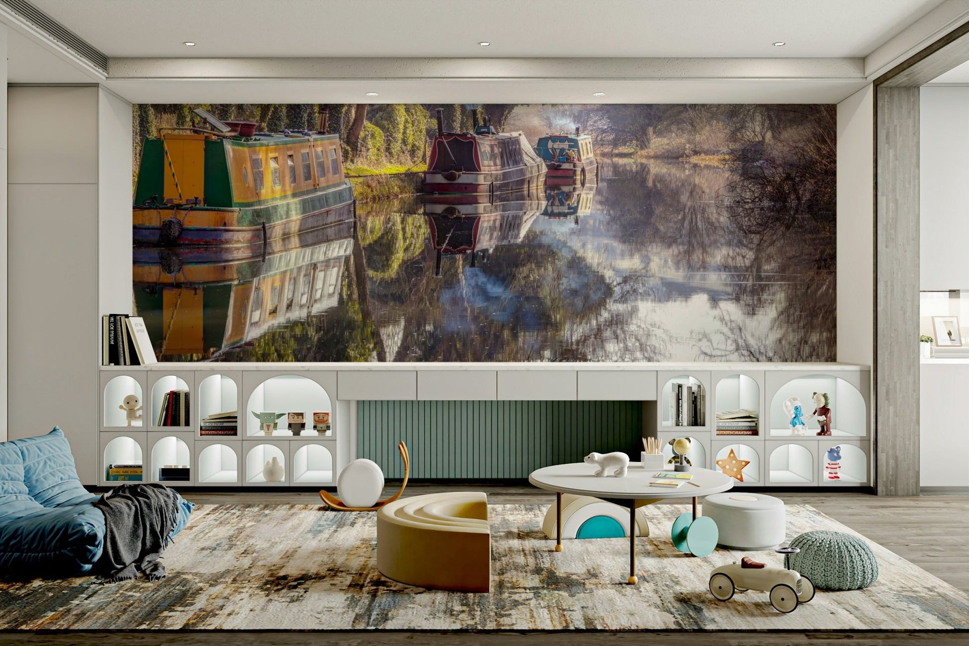 Soft, diffused light.

