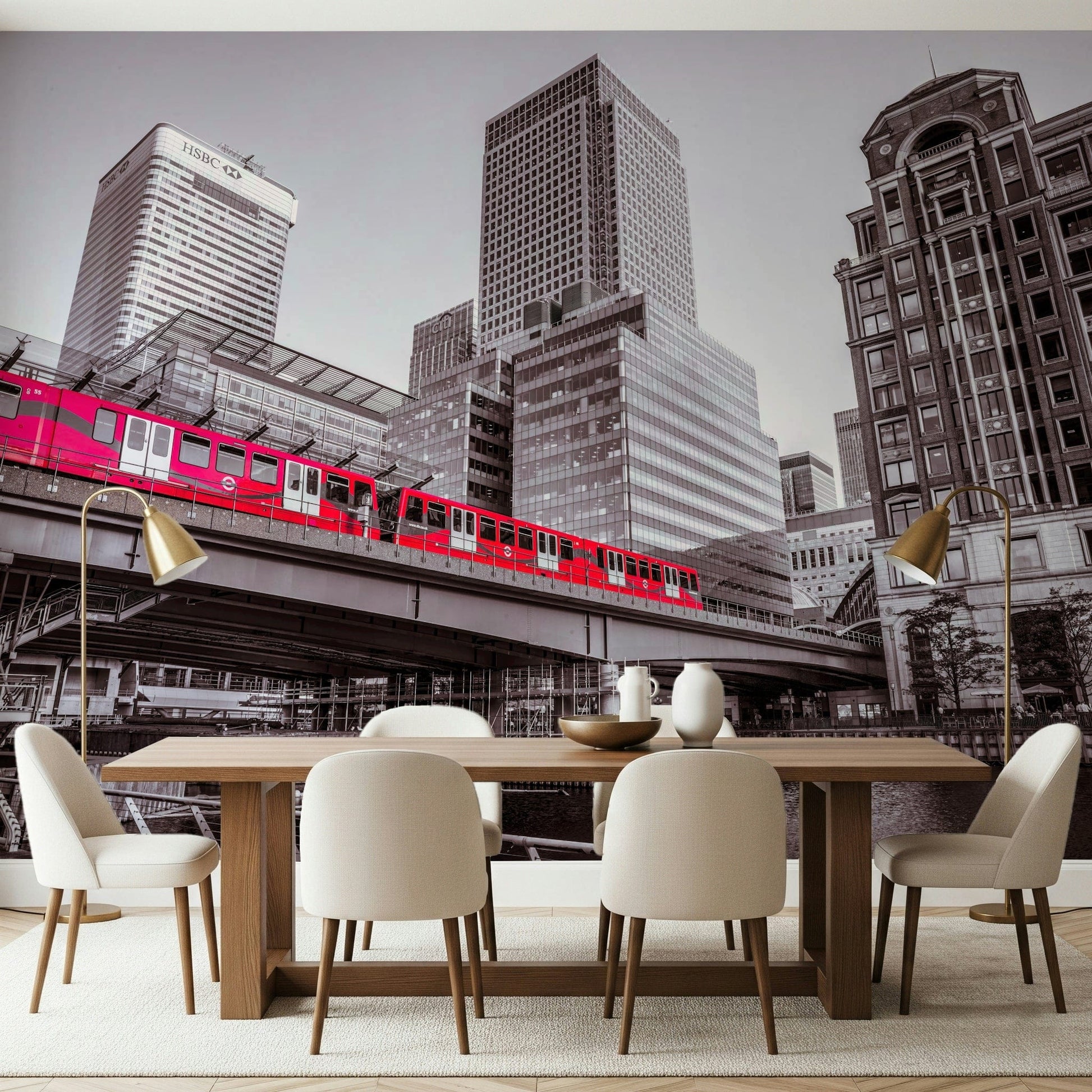Canary Wharf, London Wall Mural