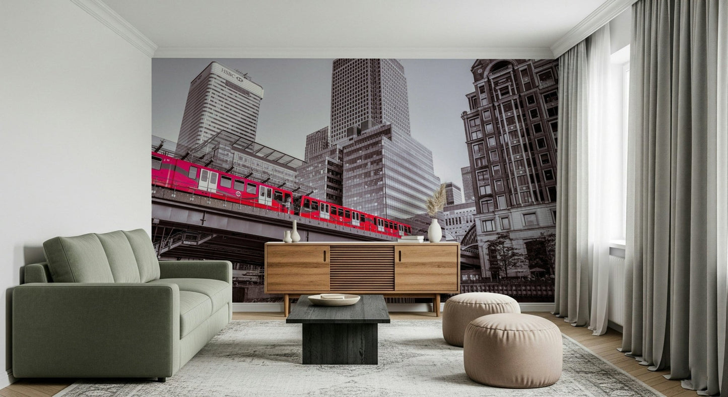 Canary Wharf, London Wall Mural