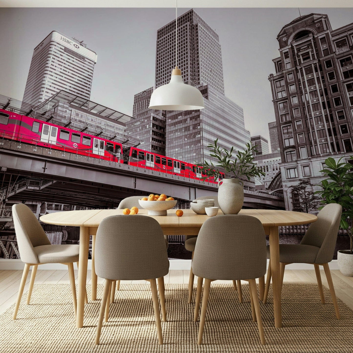 Canary Wharf, London Wall Mural