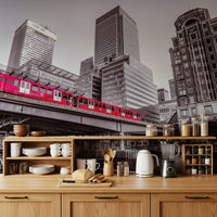 Canary Wharf, London Wall Mural