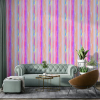A serene colorful candy wall mural for your decor.

